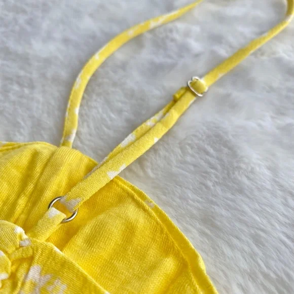 NWT Red Dress Boutique Yellow Floral Print Two Piece Set in Size Small - Picture 9 of 16